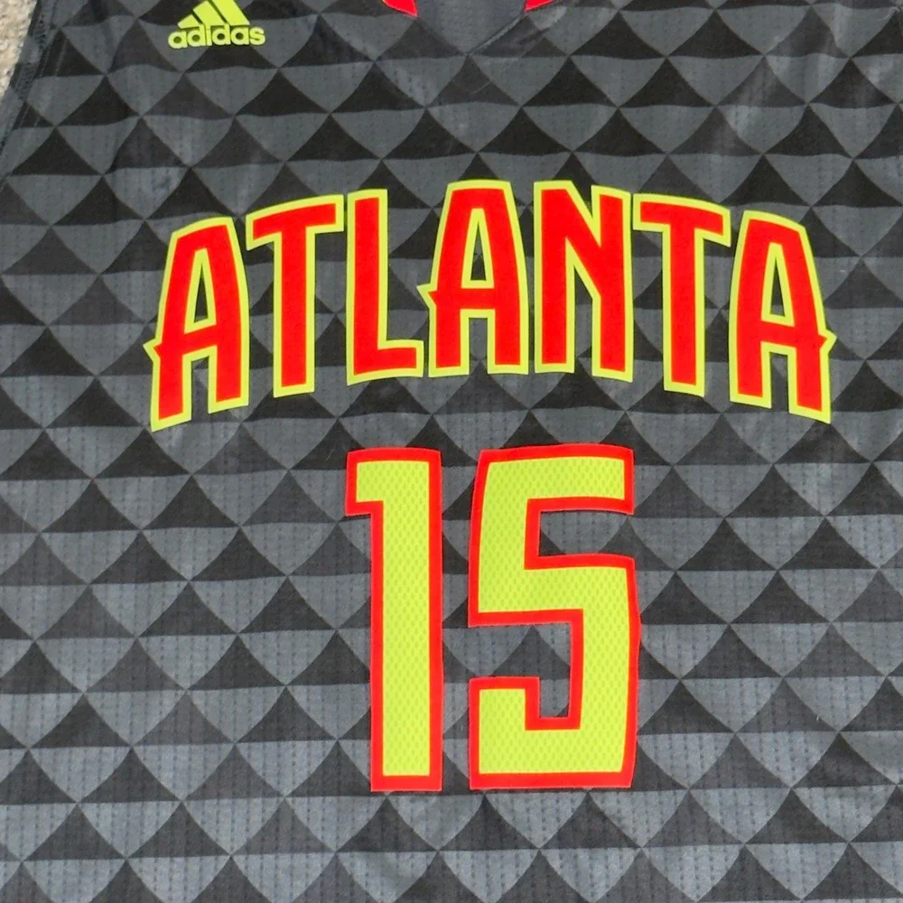 Adidas NBA Atlanta Hawks Al Horford 15 Swingman Jersey Grey Mens XL Length +2